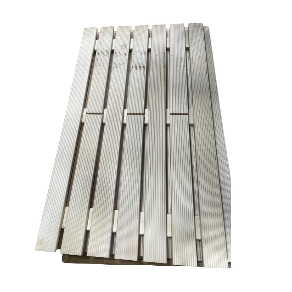 Решетка для пола с рифленой поверхностью, деревянная, цвет натуральный, 600х1000 мм