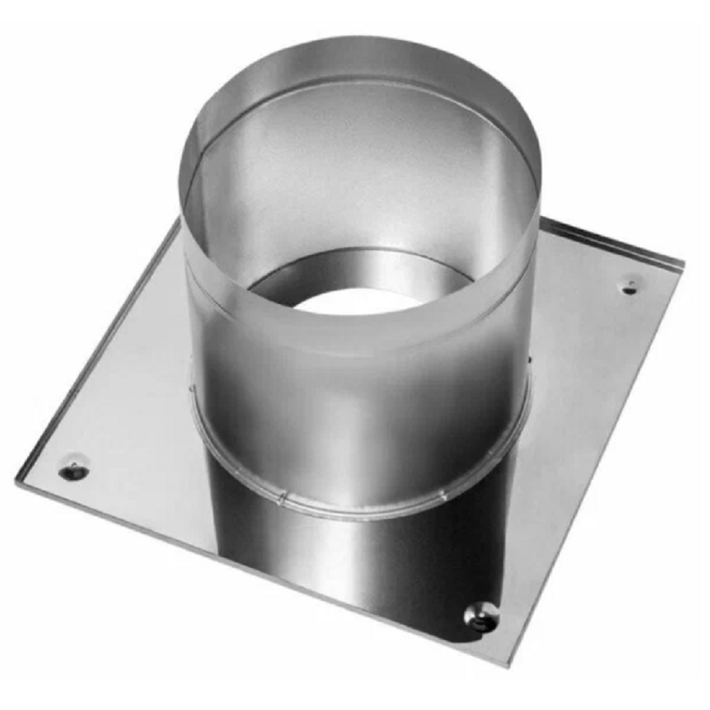 Потолочно-проходной узел d 130 мм, нержавеющая сталь толщиной 0.5 мм AISI 409