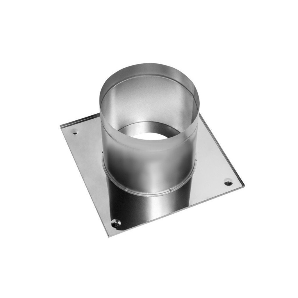 Потолочно-проходной узел d 130 мм, нержавеющая сталь толщиной 0.5 мм AISI 409