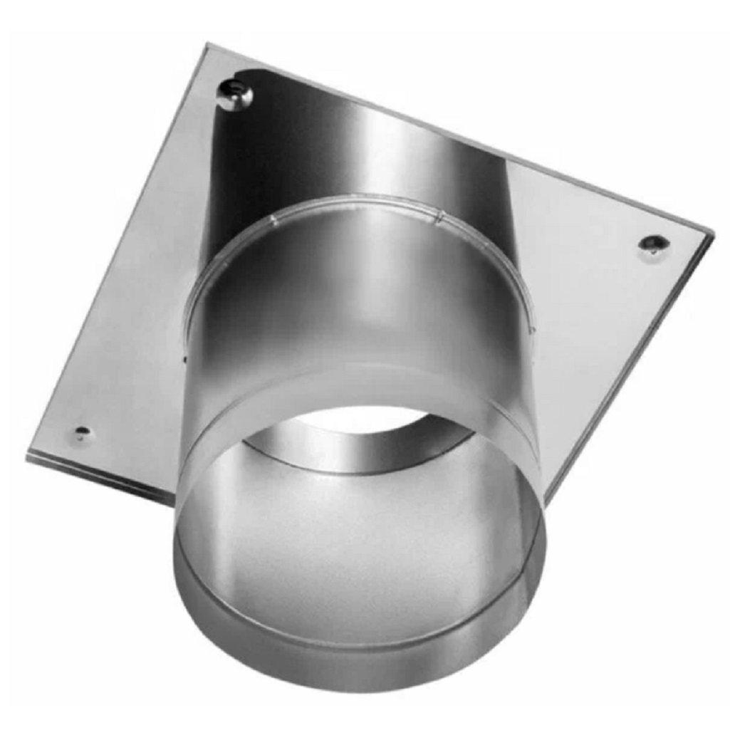 Потолочно-проходной узел d 130 мм, нержавеющая сталь толщиной 0.5 мм AISI 409