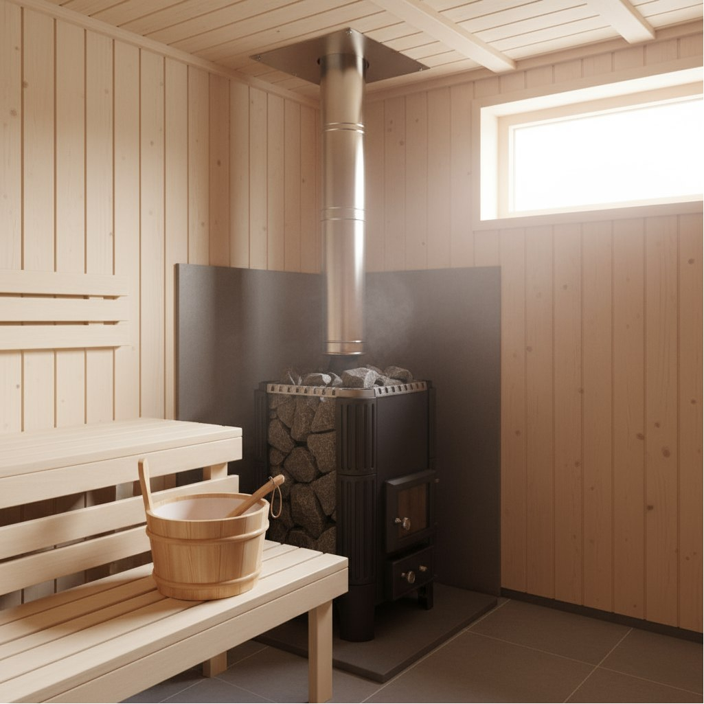 Дымоход стартовый, с ревизией, диаметр 115-136 мм, чугун, серый