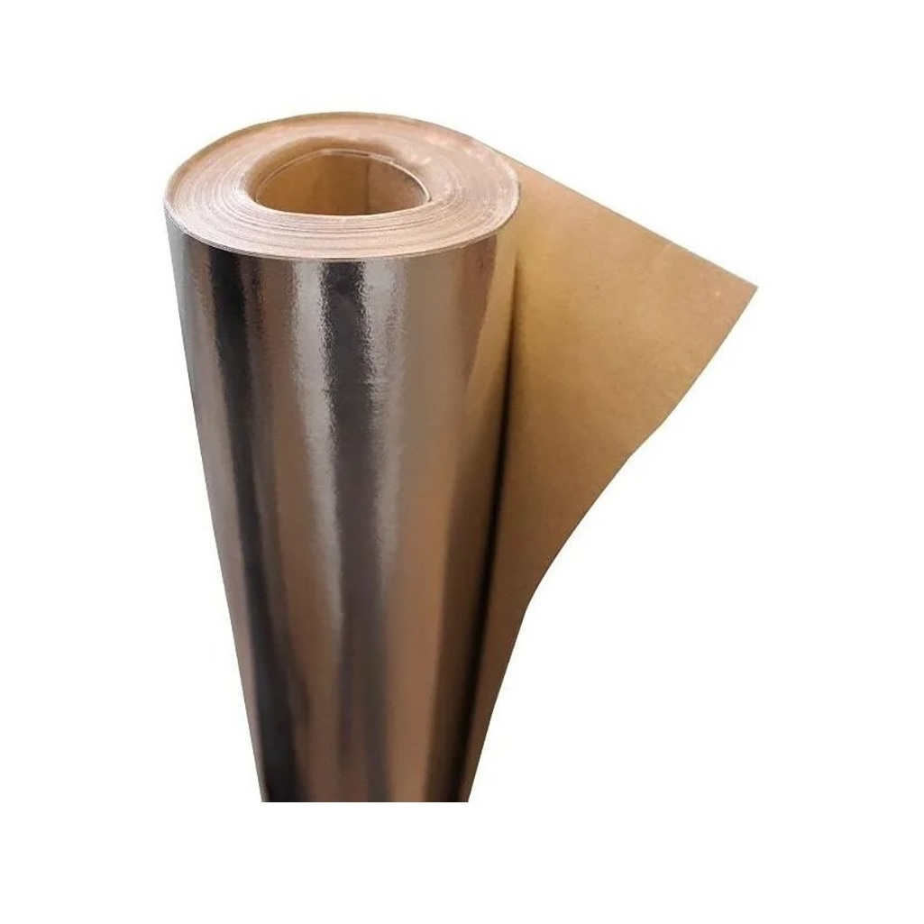 Фольга на бумажной основе, для Бани и Сауны, 0.08х1.2 м, серебристая, 18 м.кв, 15 м.п.