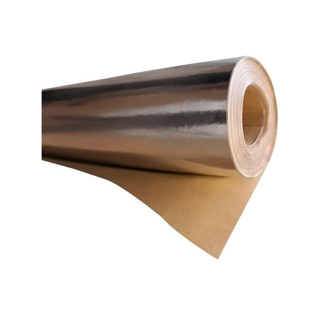 Фольга на бумажной основе, для Бани и Сауны, 0.08х1.2 м, серебристая, 18 м.кв, 15 м.п.