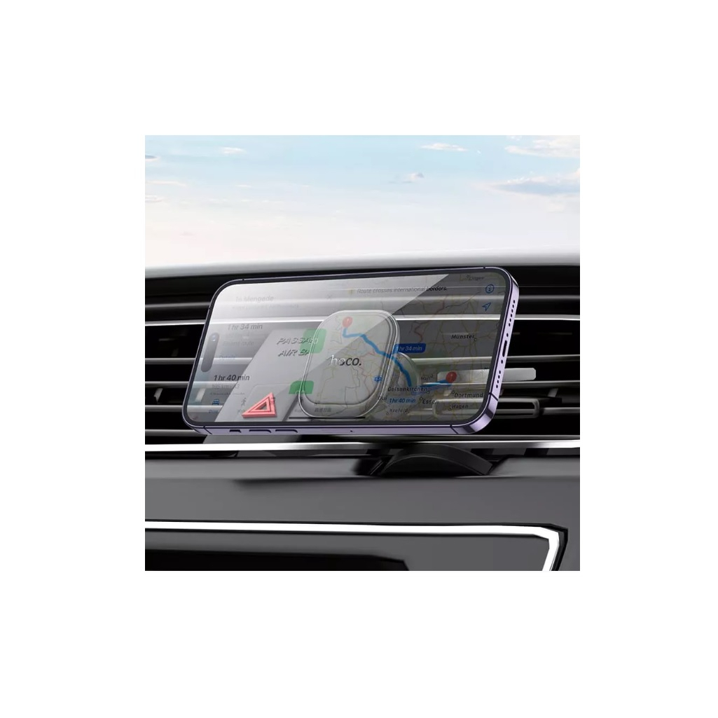 Держатель для телефона автомобильный Hoco H29, на решетку вентиляции, магнитный, черный