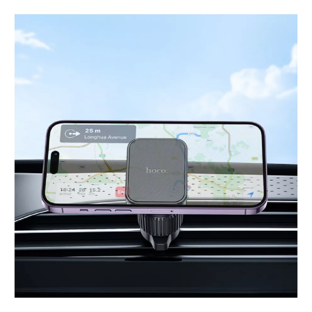 Держатель для телефона Hoco H32, автомобильный, на клеевой основе, черный