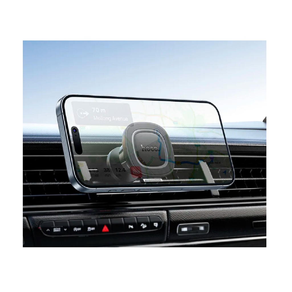 Держатель для телефона Hoco H72, автомобильный, на клеевой основе, черный