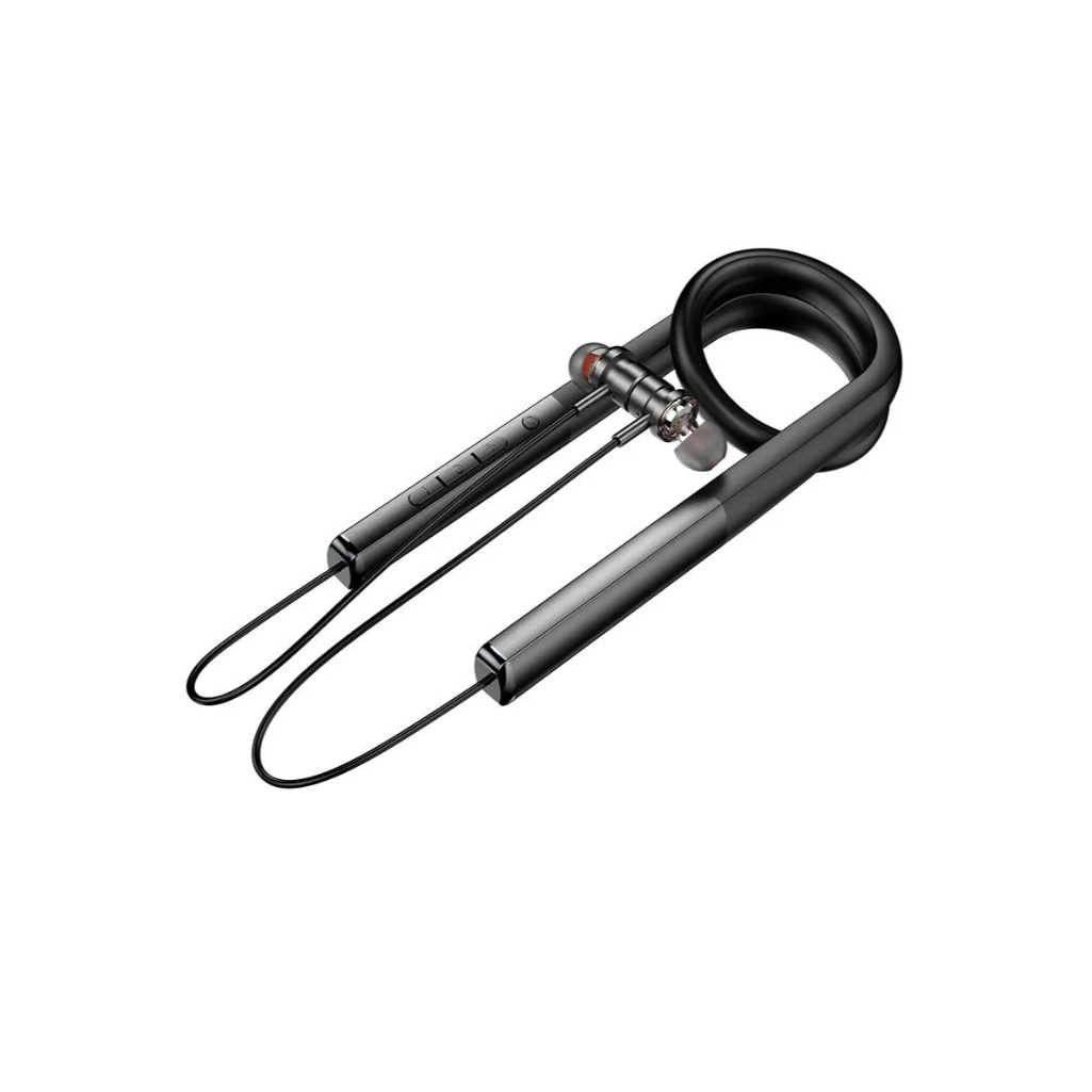 Наушники беспроводные Hoco ES71, с микрофоном, шейный ободок, для спорта и разговора, черные