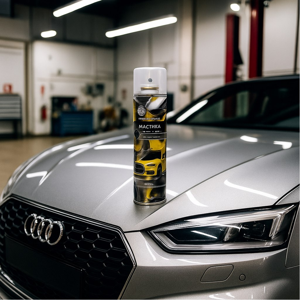 Мастика битумная Agat-Avto FD0101, антикоррозийная, аэрозоль, 400 мл