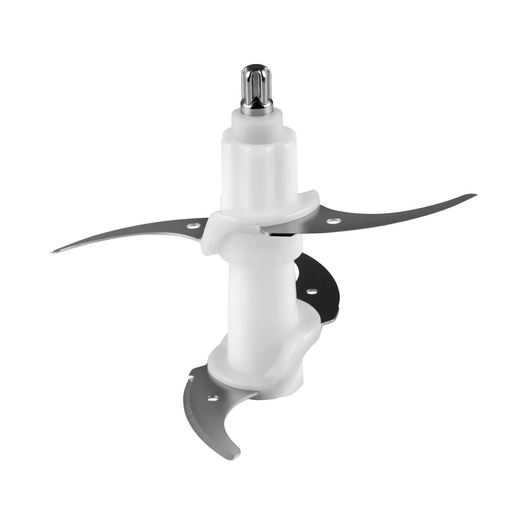 Измельчитель Willmark WMC-5288, 2001445, стеклянная чаща 1.2 л, двойные лезвия, корпус из пластика, кремовый