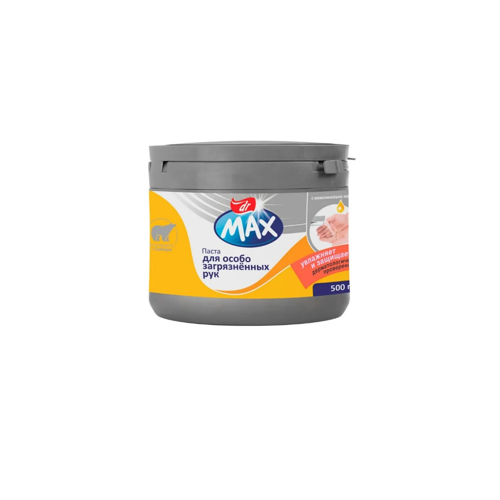 Паста для рук с очищающим эффектом Dr MAX с вазелиновым маслом, 500 г