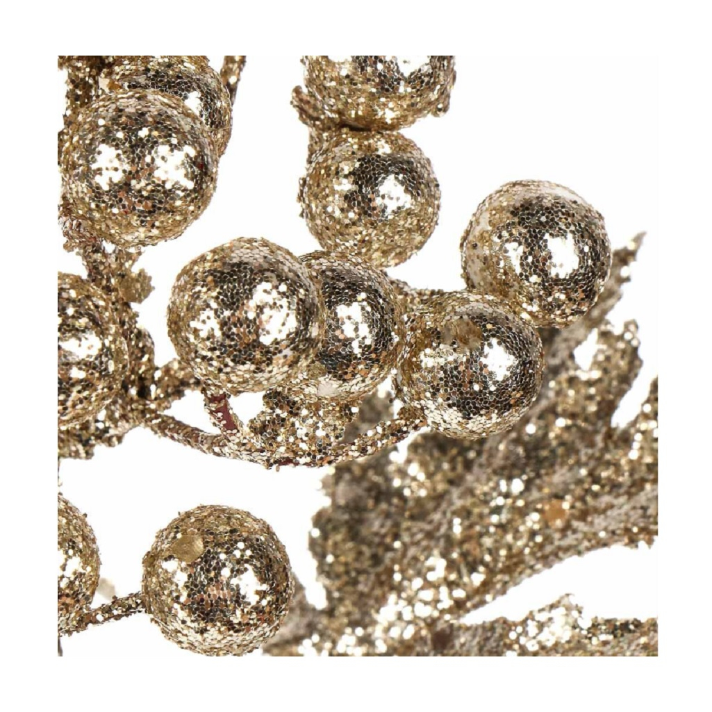 Ветвь декоративная, шампань 22х17 см SYJFYA- 0923071