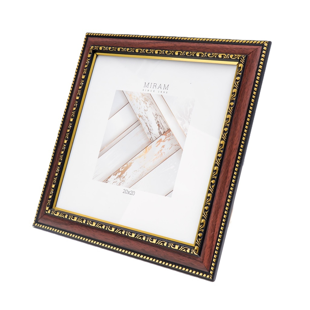 Фоторамка Miram 7786762 20х20 см, пластик, пластиковый экран, венге