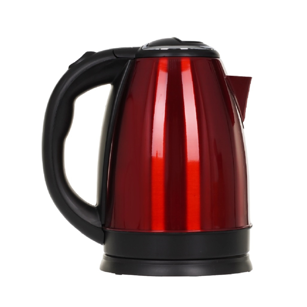 Чайник электрический Optima EK-1808SS, 1.8 л, 1800 Вт, поворот на 360 градусов, красный
