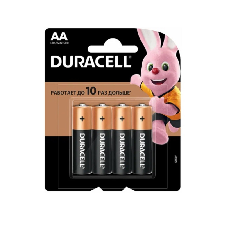 Батарейка Duracell Basic LR6 AA BL4 Alkaline 1.5V