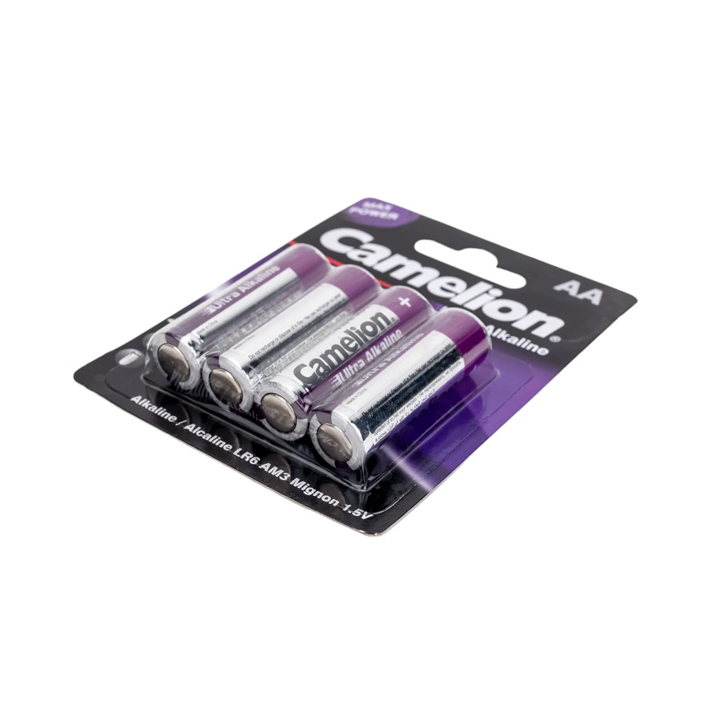 Элемент питания Camelion Ultra BL-4 LR6 АА алкалиновый, 4 шт, блистер