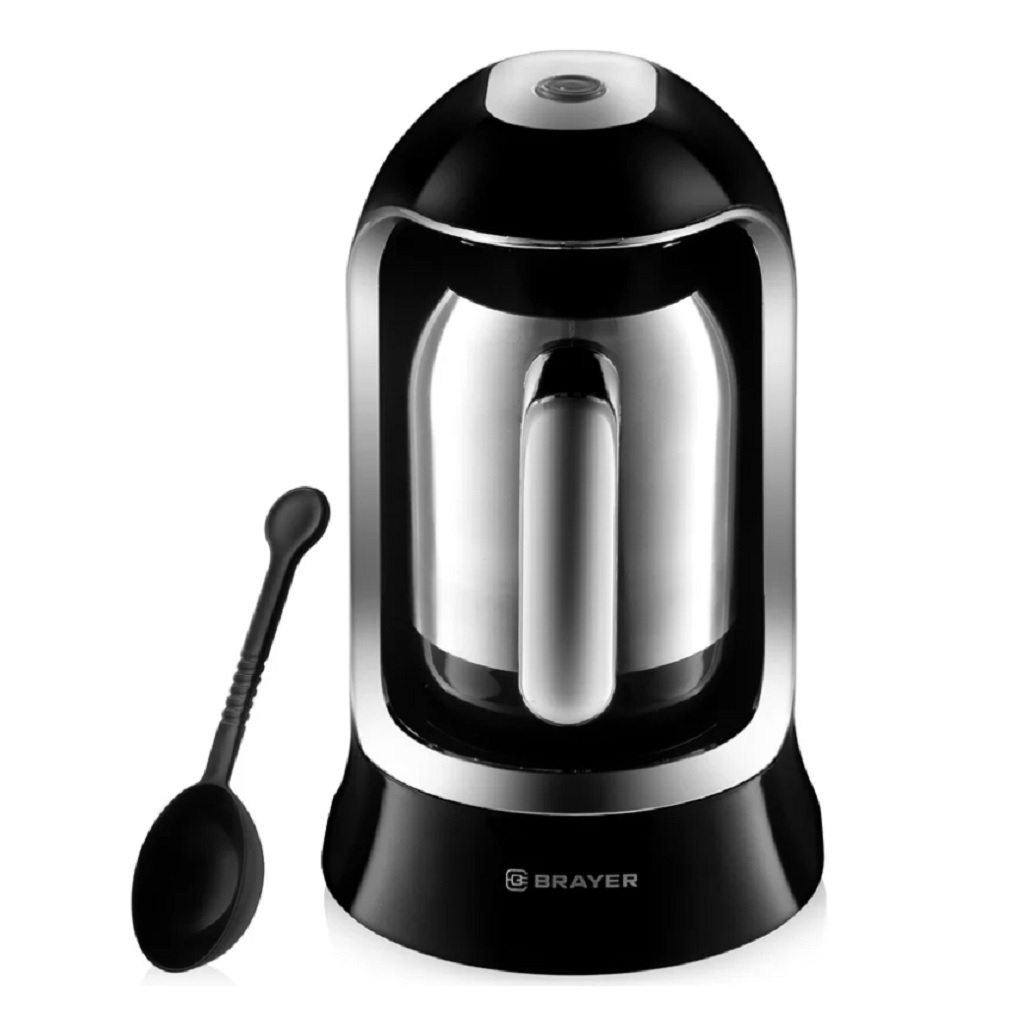 Кофеварка электрическая Brayer BR1145, сетевая, черная, 500 мл, 800 Вт