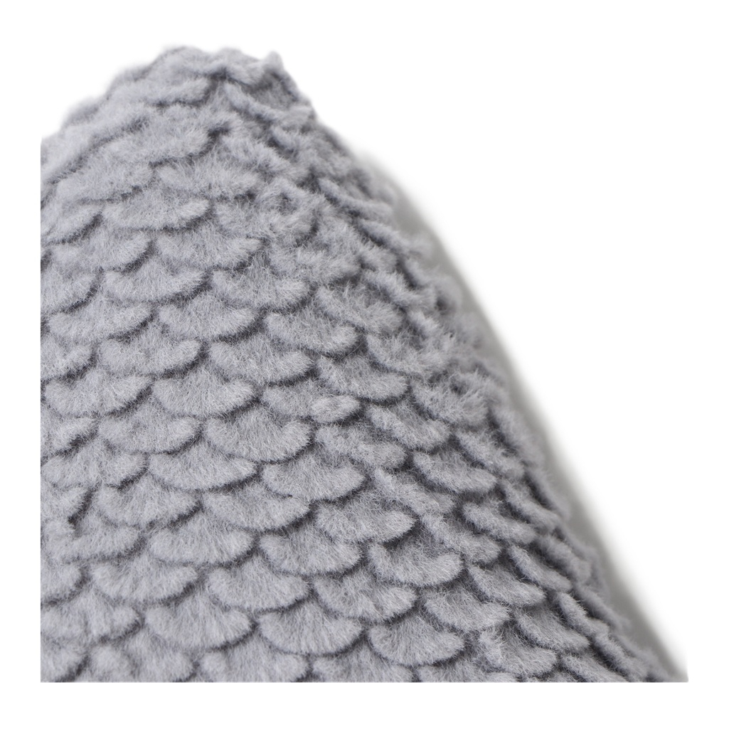 Подушка декоративная Этель Звезда 10766733, велсофт, синтепон, серая, 44 см 