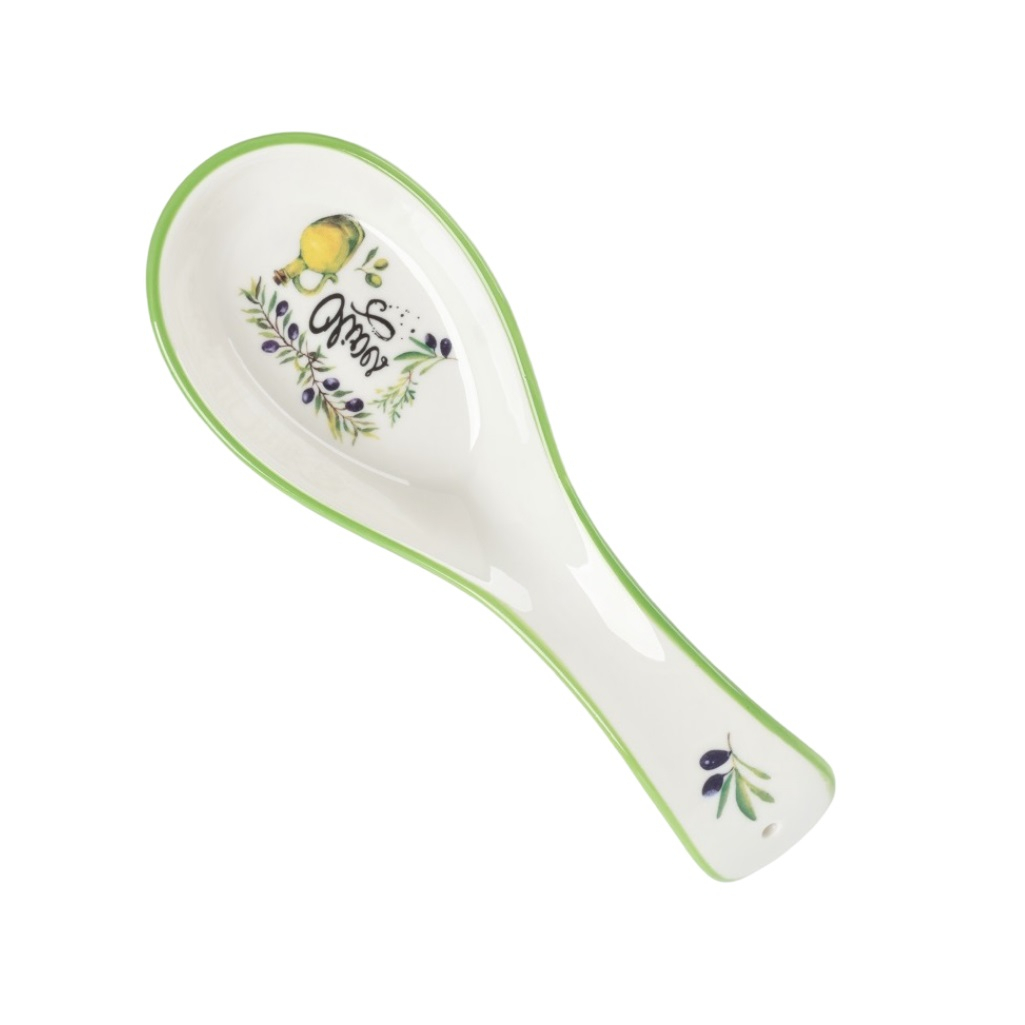 Подставка под ложку Lorain Олива, 23.3 см, керамическая, UD-278418