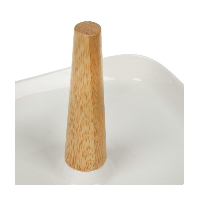 Ваза для фруктов 2 яруса, керамика 26.5х3 см, 19.5х3 см Y4-6272