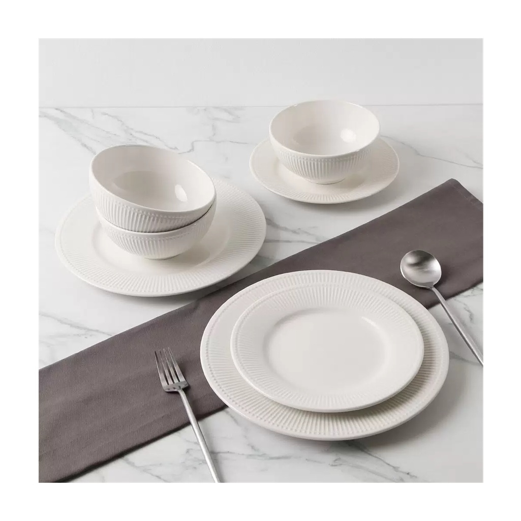 Сервиз столовый Nouvelle Home Белый шоколад 2740016, фарфор, 12 предметов на 4 персоны