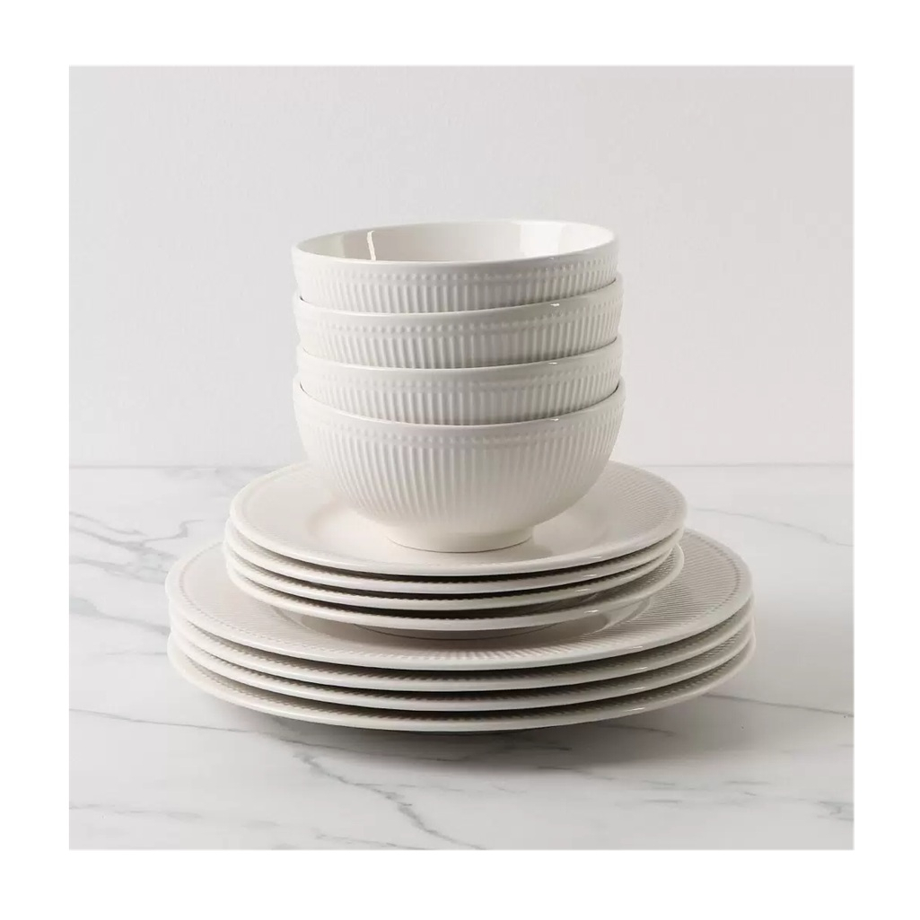 Сервиз столовый Nouvelle Home Белый шоколад 2740016, фарфор, 12 предметов на 4 персоны