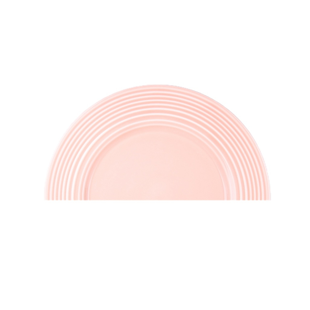 Тарелка обеденная Коралл Beige 7923, круглая, фарфор, розовая, 26 см
