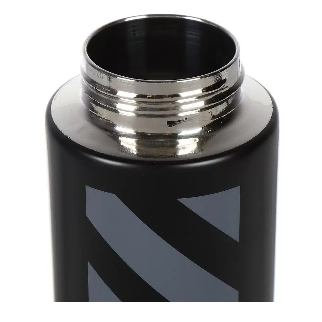 Термобутылка для воды Daniks 435636, нержавеющая сталь, с распылителем, черный, 0.5 л