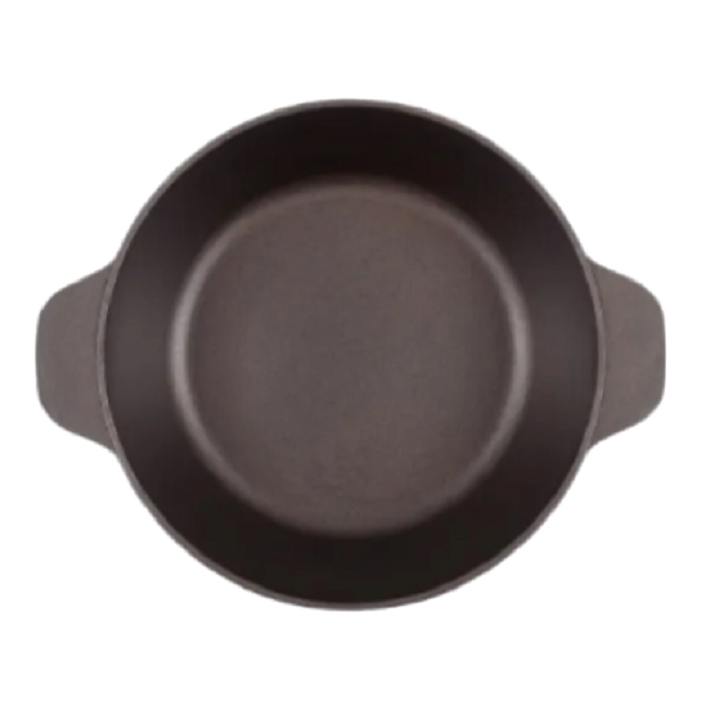 Жаровня чугунная Boniron BС500/120-2, термообработанная, с ручками, 120х500 мм