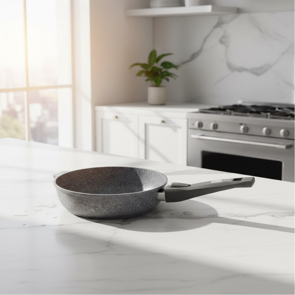 Сковорода Мечта Premium grey 18901, антипригарное покрытие, серая, диаметр 180 мм