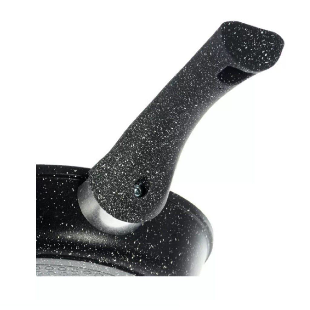 Сковорода Горница Гранит Induction, 200 мм, антипригарное покрытие, черный, индукция