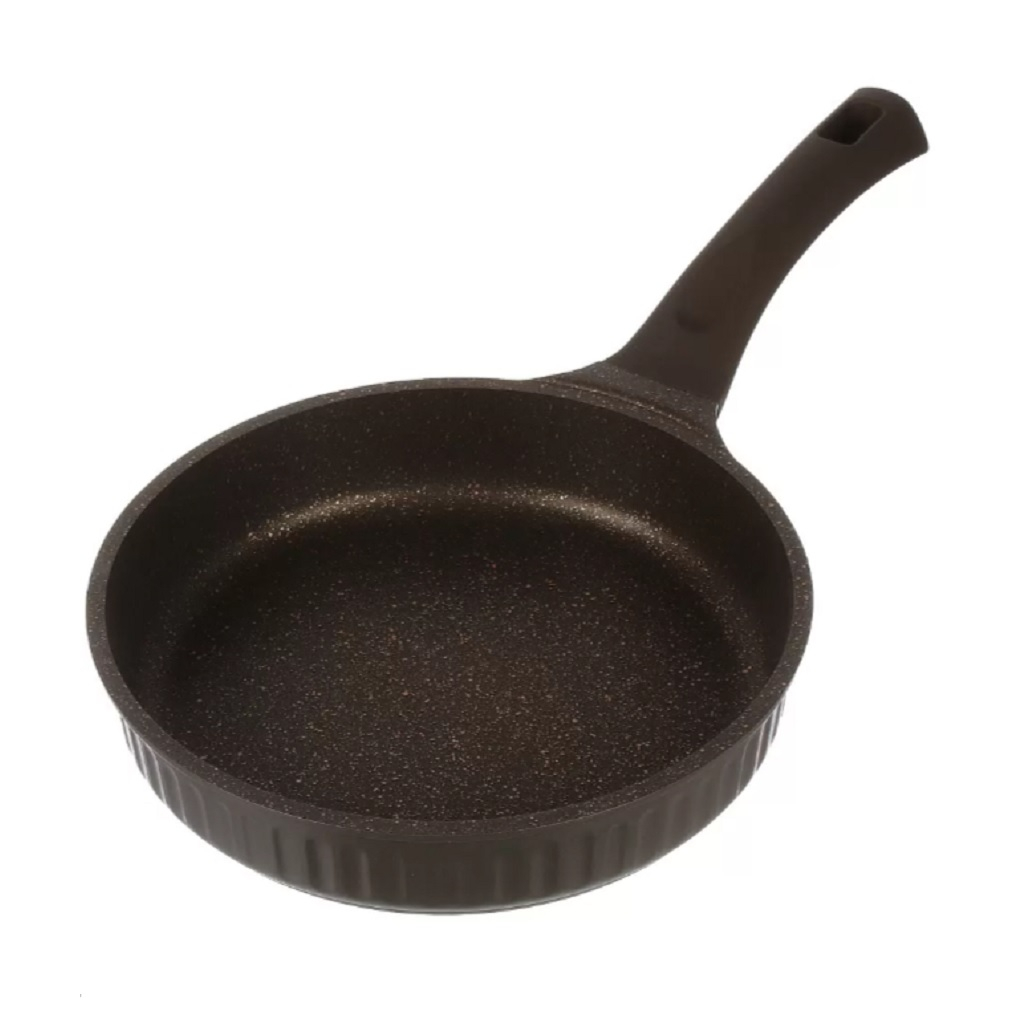 Сковорода Kukmara Stella ссм240а, 240 мм, антипригарное покрытие, мокко, без крышки