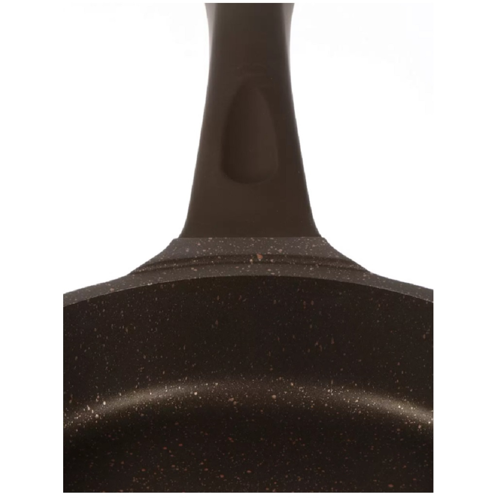 Сковорода Kukmara Stella ссм240а, 240 мм, антипригарное покрытие, мокко, без крышки