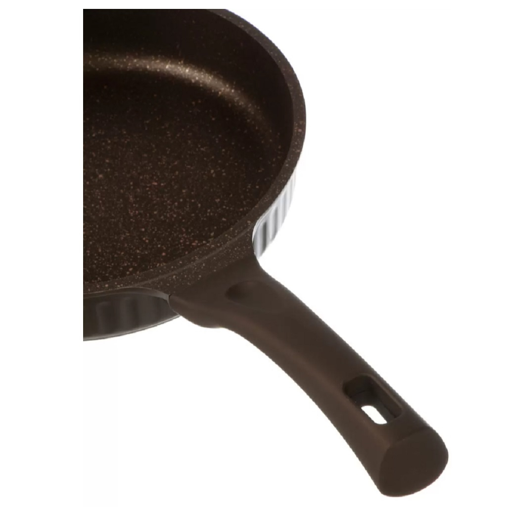 Сковорода Kukmara Stella, 260 мм, антипригарное покрытие, мокко, без крышки