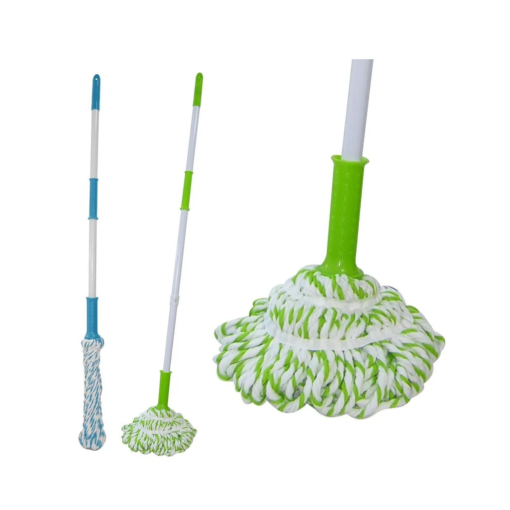 Швабра для пола Мультидом JM58-117, с отжимом, насадка микрофибра, ручка 1180 мм