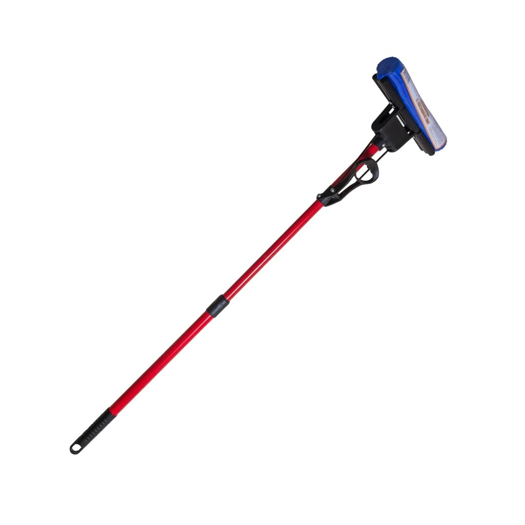 Швабра для пола Рыжий Кот MopP-06, отжимная, насадка ПВА 270 мм, длина 1150 мм