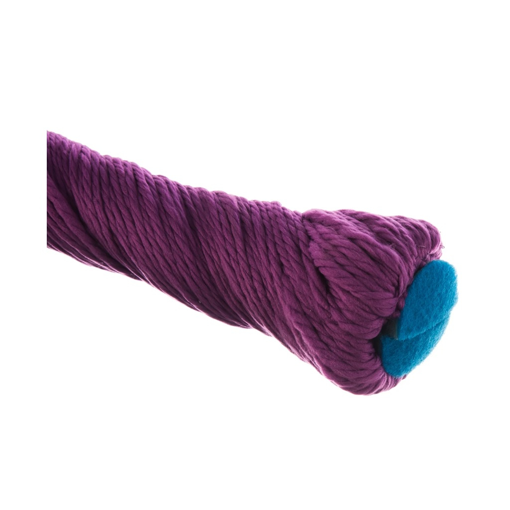 Швабра для пола Рыжий Кот Твист MopM11 310367, насадка микрофибра, отжим, фиолетовый с зеленым 