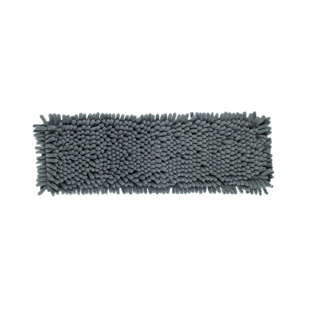 Швабра для пола Рыжий Кот Mop Clean 310475, насадка из микрофибры, лапша, цвет серый