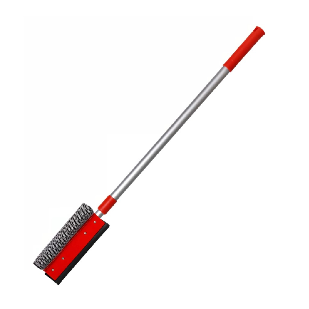 Швабра телескопическая CLIM ART CA-SB-03, 75-125 см, для мытья стекол, с поролоном и водосгоном