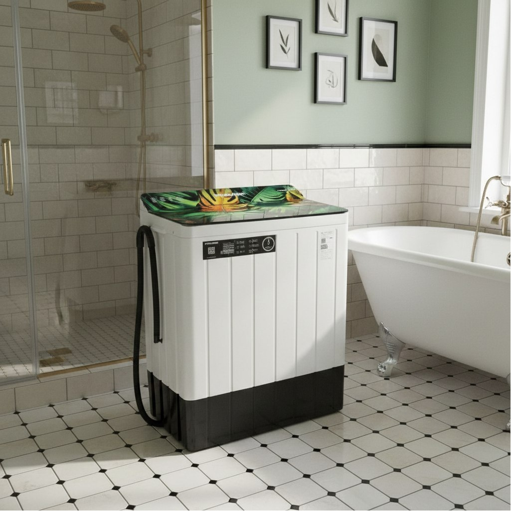 Машина стиральная Premier PRMWM07-CCP04, УТ-00002702, 1200 об/мин, полуавтомат 7 кг