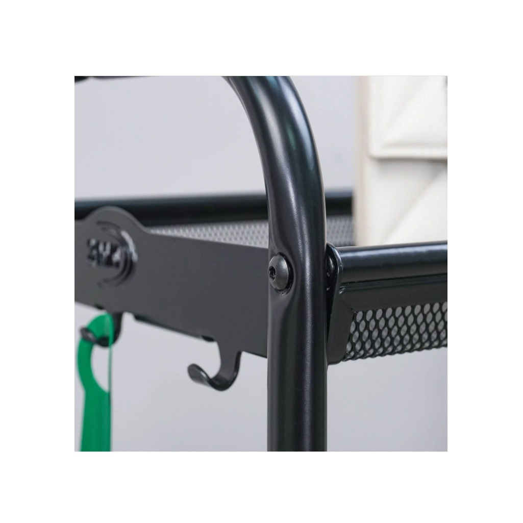 Подставка для обуви ЗМИ Верона 15, ПДО В15МЕТ, 5 полок, цвет черный, 300х450х950 мм