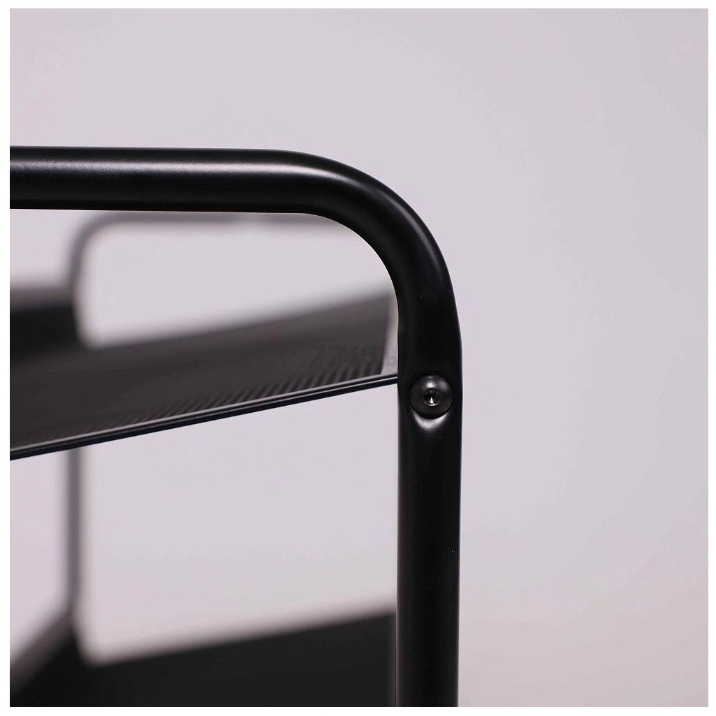 Подставка для обуви ЗМИ Женева 33, ПДО Ж33, 3 полки, цвет черный, 260х600х870 мм