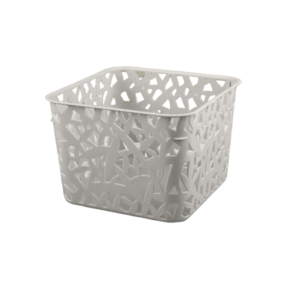 Корзина Econova XXL, универсальная, белая, 145х205х205 мм, 4.7 л, 431245016