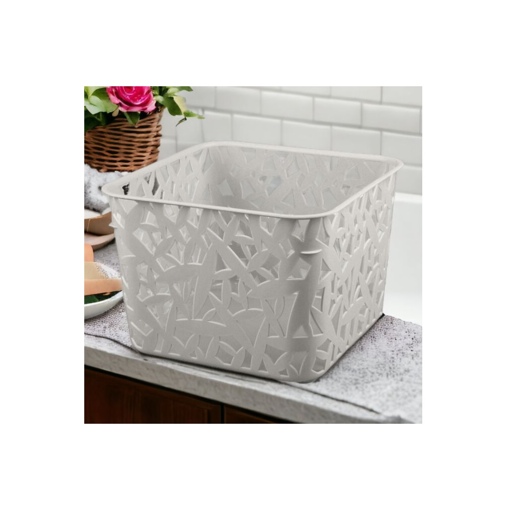 Корзина Econova XXL, универсальная, белая, 145х205х205 мм, 4.7 л, 431245016