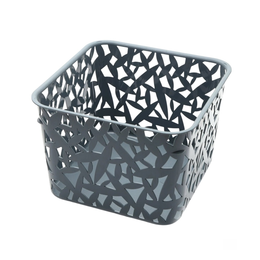 Корзина Econova XXL, универсальная, серая, 145х205х205 мм, 4.7 л, 431245011