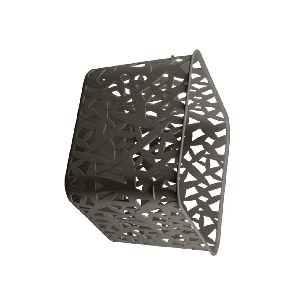 Корзина Econova XXL, универсальная, серая, 145х205х205 мм, 4.7 л, 431245011