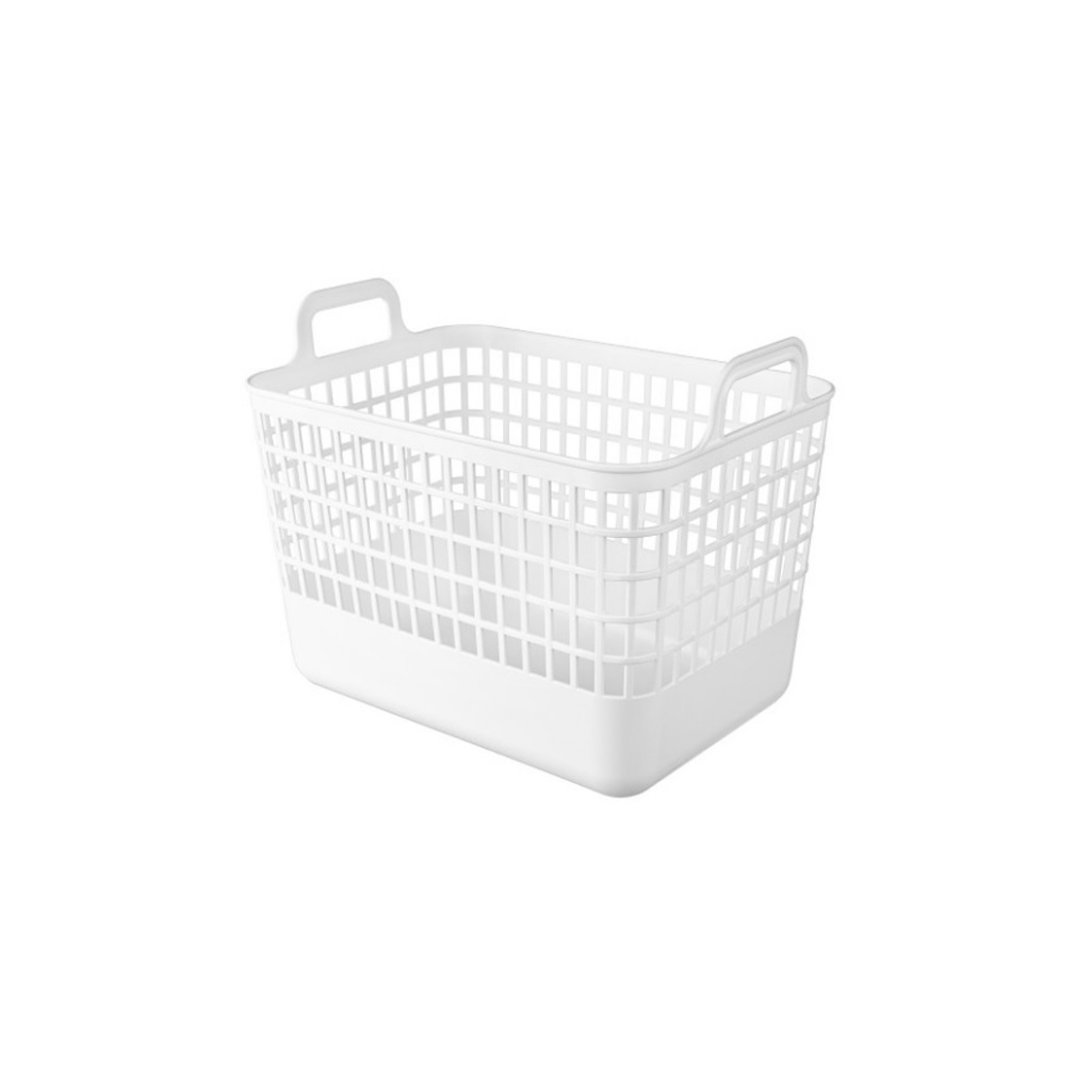 Корзина Econova Ково универсальная, 224х255х320 мм, 15 л, белый, 435296016