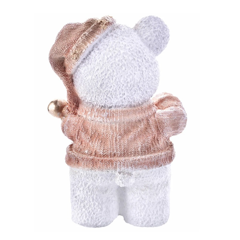 Фигура Медведь с венком новогодний ТР-21093