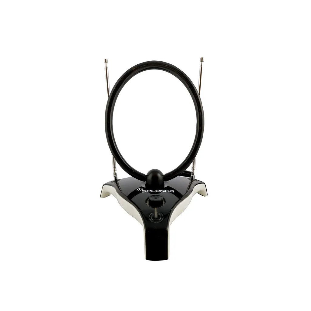 Антенна комнатная Selenga 105А активная, с питанием, с усилителем DVB-T/T2