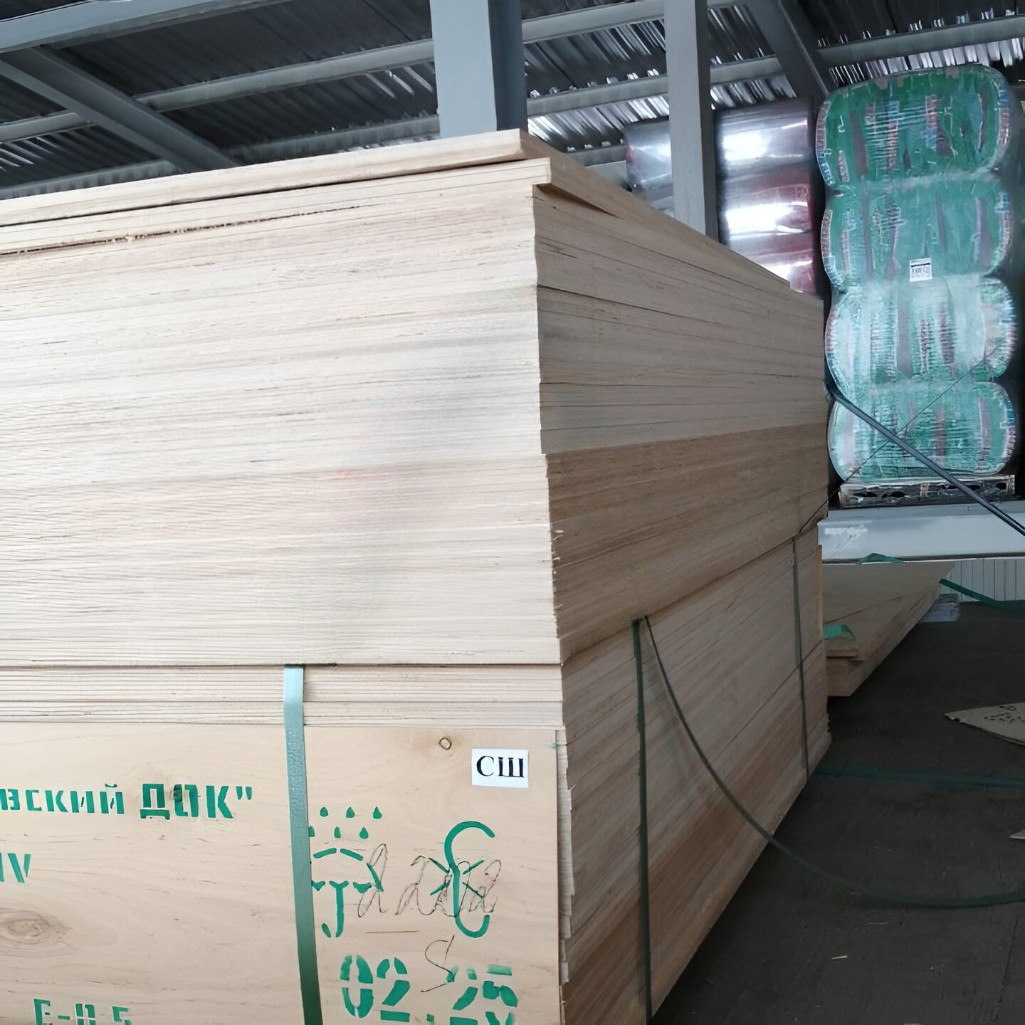 Фанера строительная ФК, сорт 4/4, береза 6х1525x1525 мм, для внутренних работ