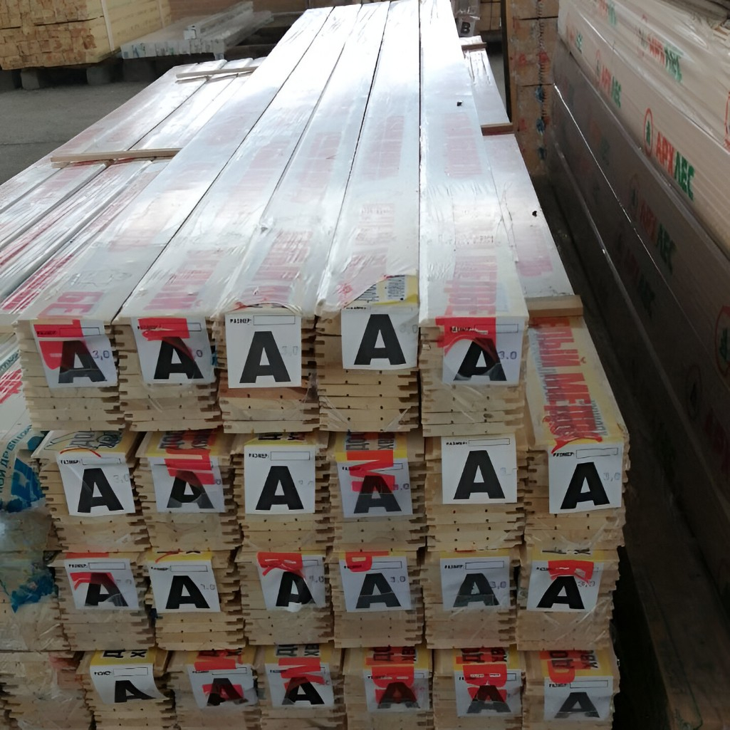 Евровагонка, сорт А, Липа 15х96х2100 мм, в упаковке 10 штук